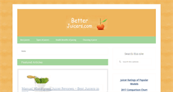 Desktop Screenshot of betterjuicers.com