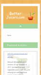 Mobile Screenshot of betterjuicers.com